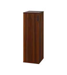 LN 3 - 3D kancelářská skříň, 1-dveřová, levá, 1107x360x400, ořech královský